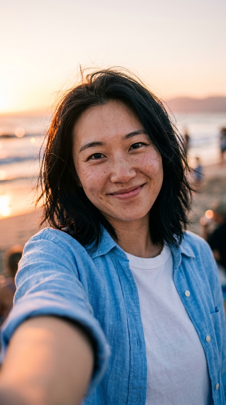 Golden hour portrait